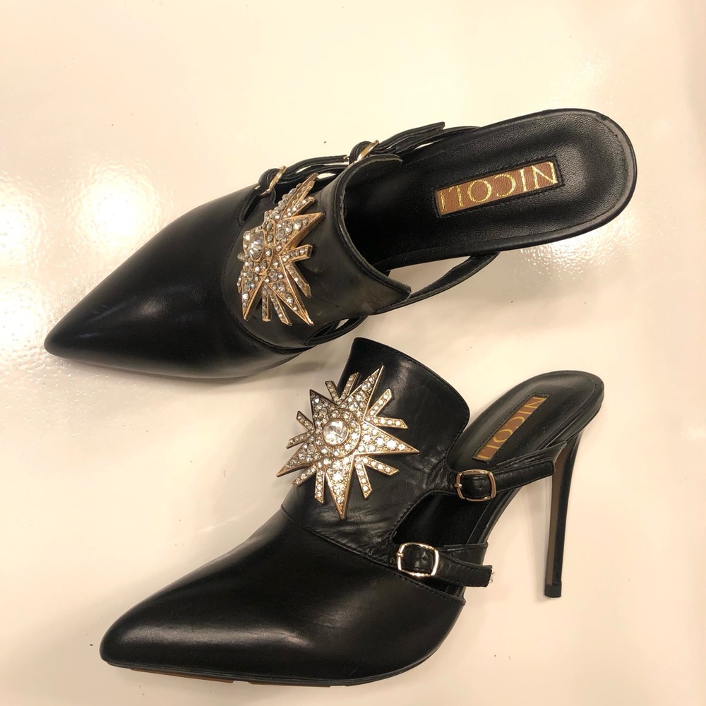NICOLI Crystal Sandal - Size: 37